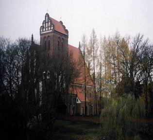 XIV wieczny kościół gotycki w Iławie