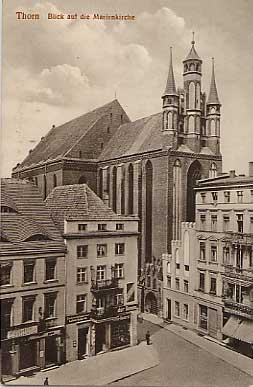 Torun - View at Mary church